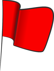 Warning Red flag