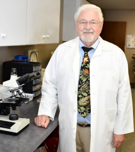 Dr. William Judy in the lab