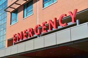 Emergency room entrance